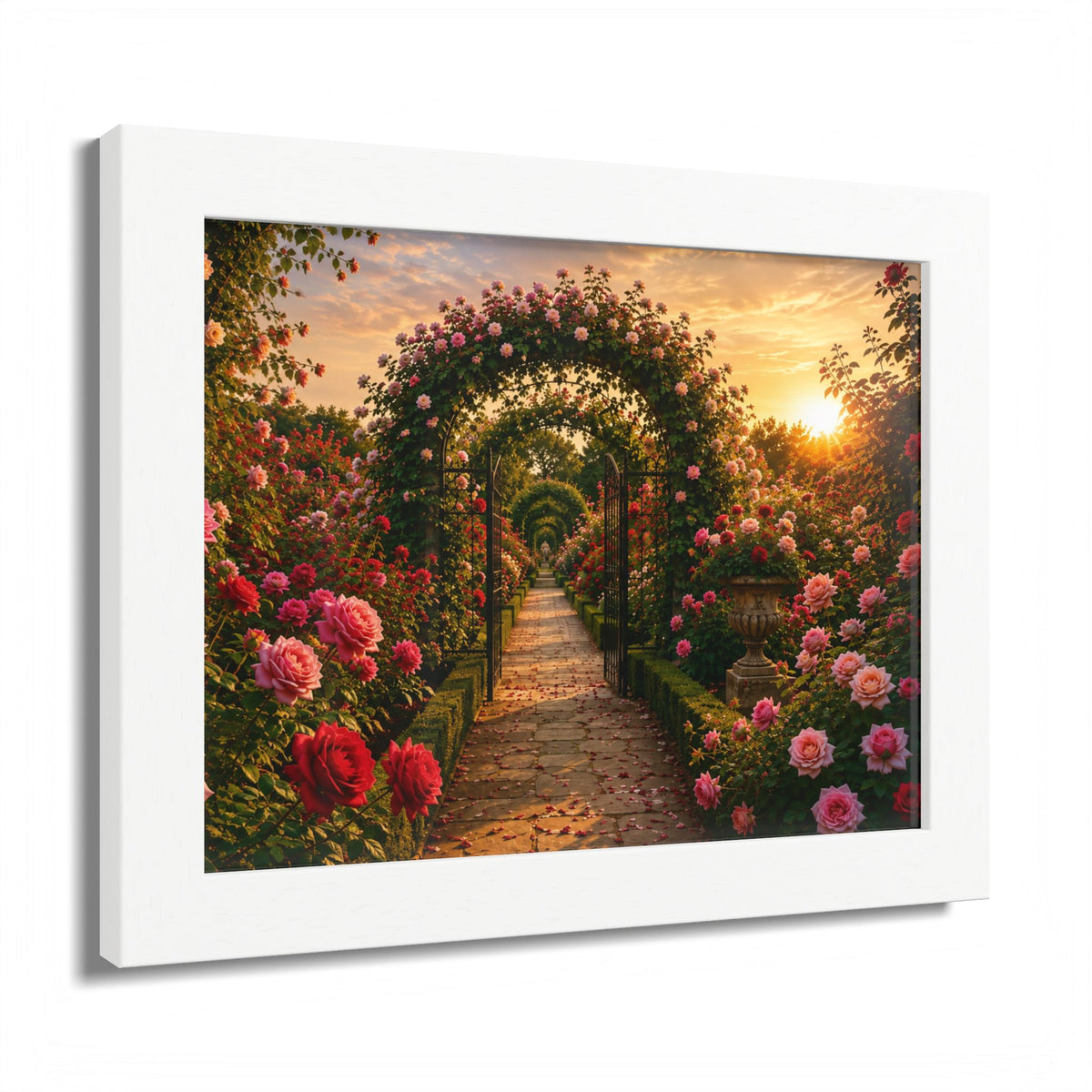 Rose Garden of Life — Framed Wall Art
