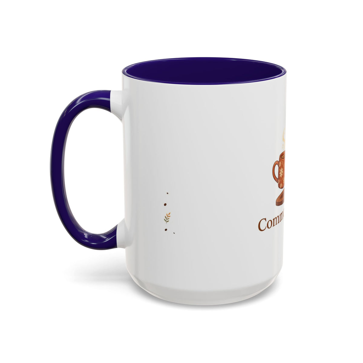 Common Ground color accent ceramic coffee mug — Amanda's Brew House