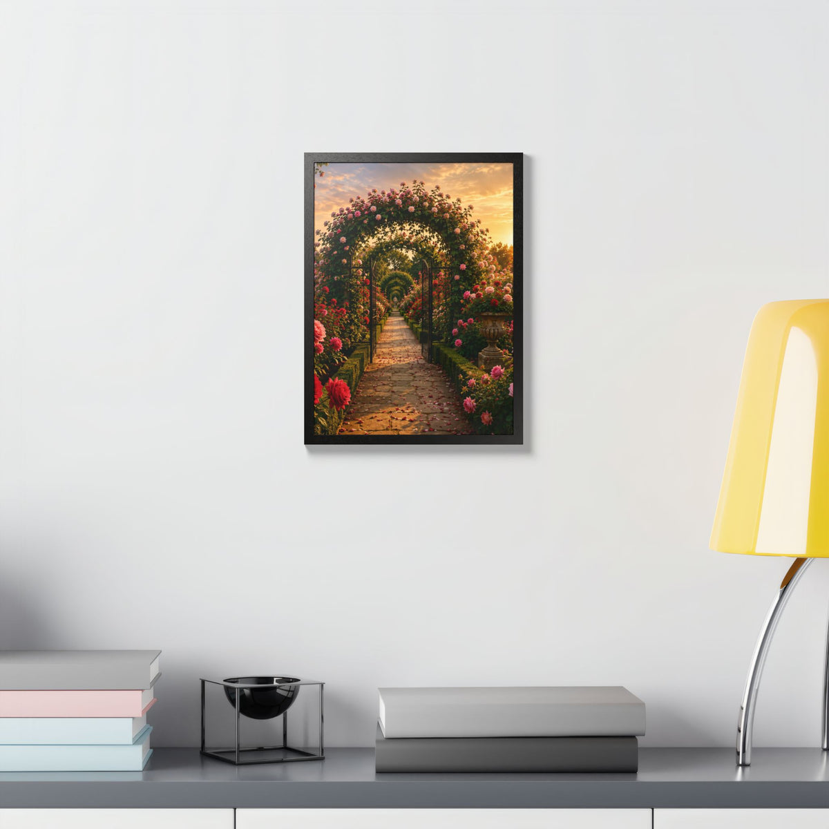 Rose Garden of Life — Framed Wall Art