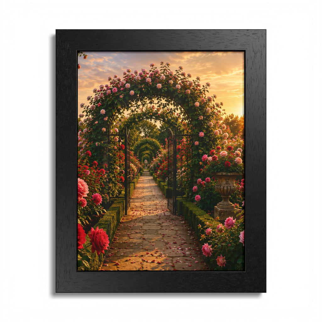 Rose Garden of Life — Framed Wall Art