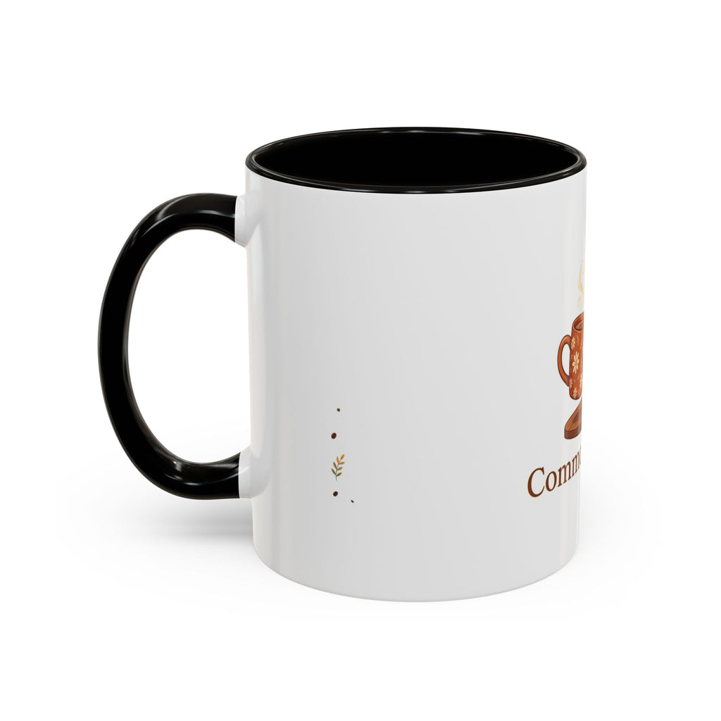 Common Ground color accent ceramic coffee mug — Amanda's Brew House