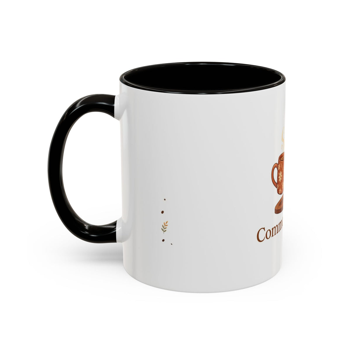 Common Ground color accent ceramic coffee mug — Amanda's Brew House