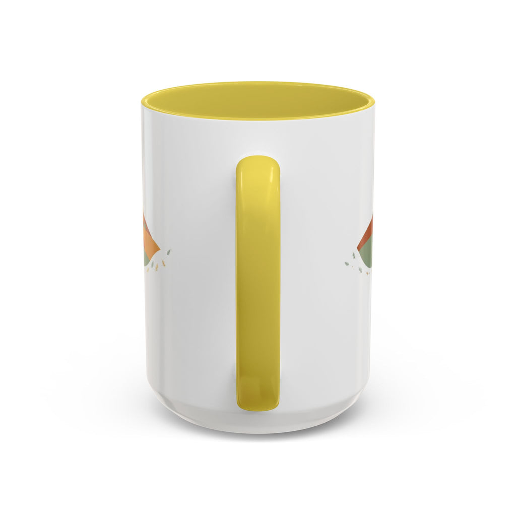 Open Road color accent ceramic coffee mug — Amanda's Brew House