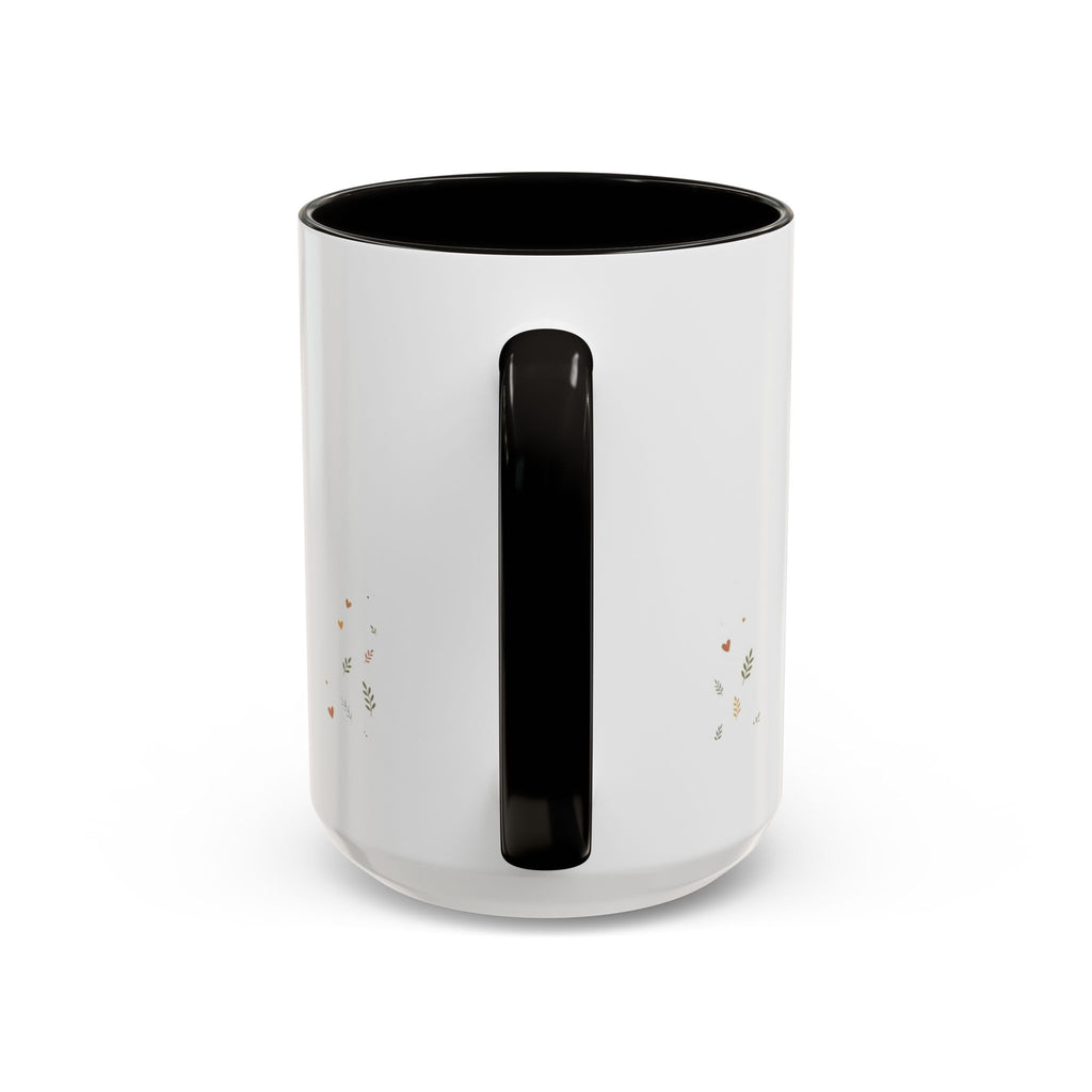 Home Is Where the Coffee Is color accent ceramic coffee mug — Amanda's Brew House