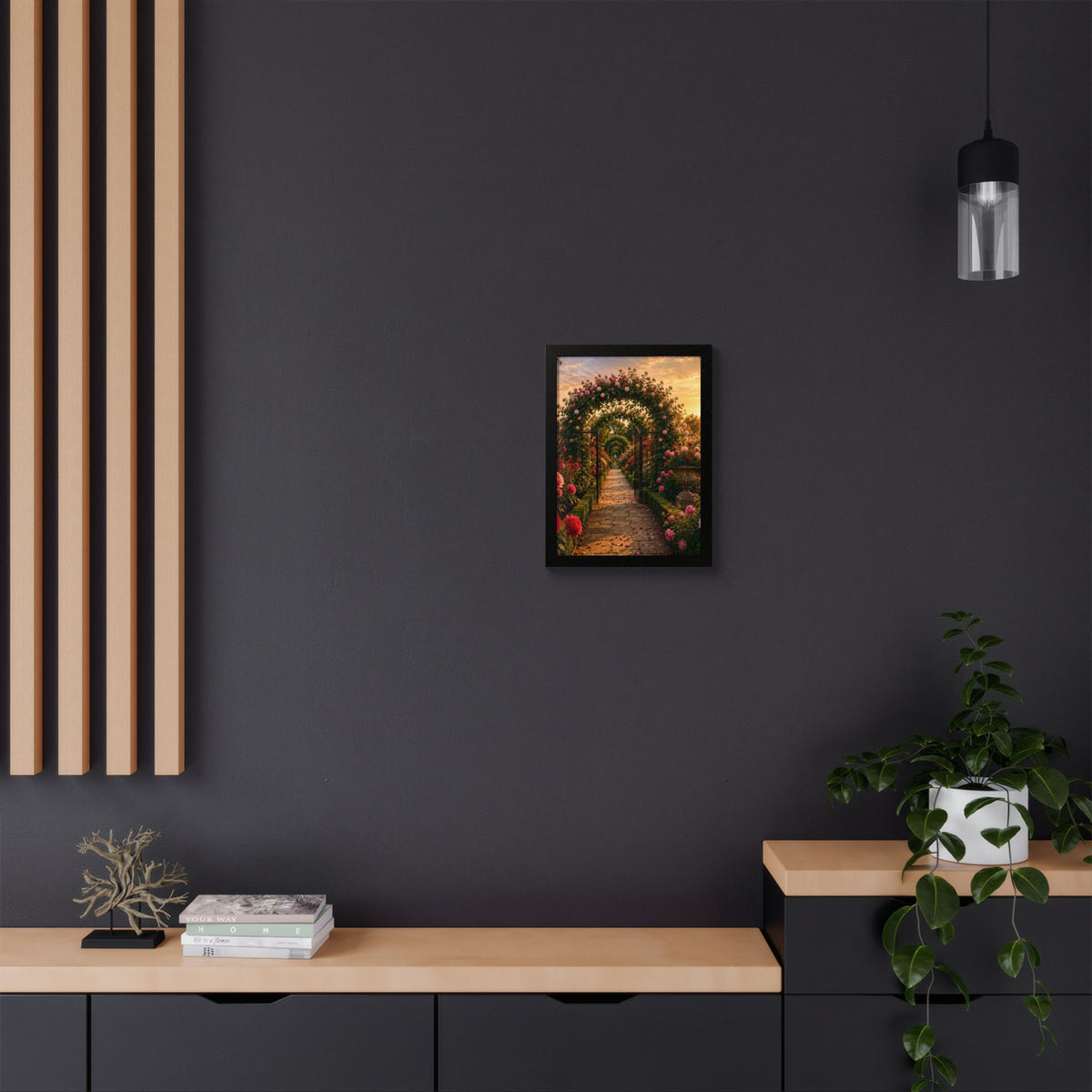 Rose Garden of Life — Framed Wall Art
