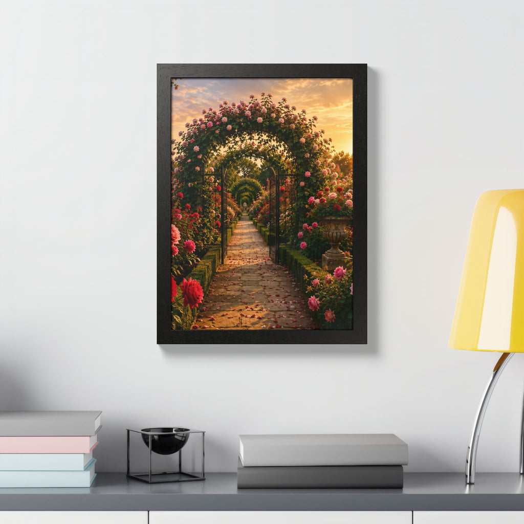 Rose Garden of Life — Framed Wall Art