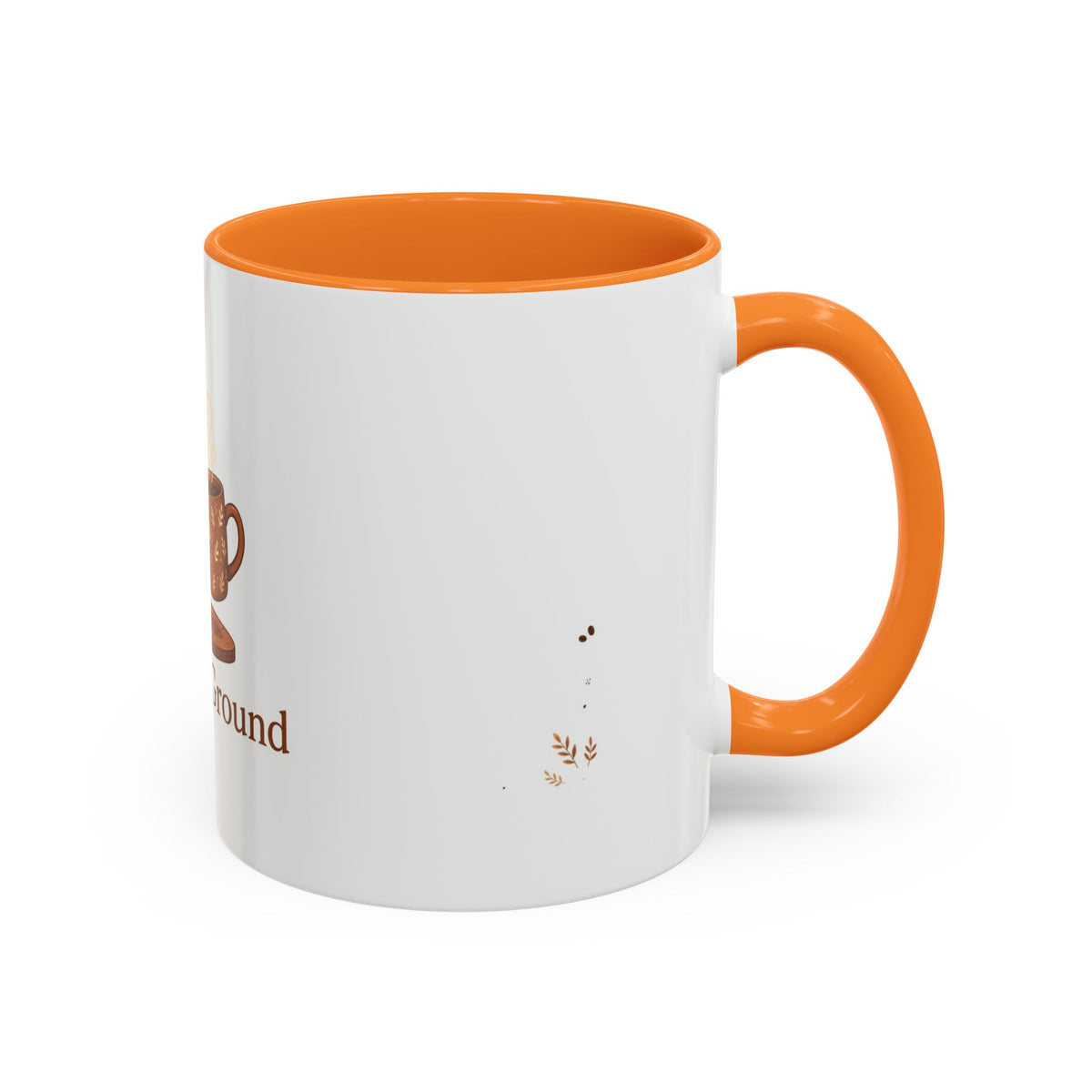 Common Ground color accent ceramic coffee mug — Amanda's Brew House