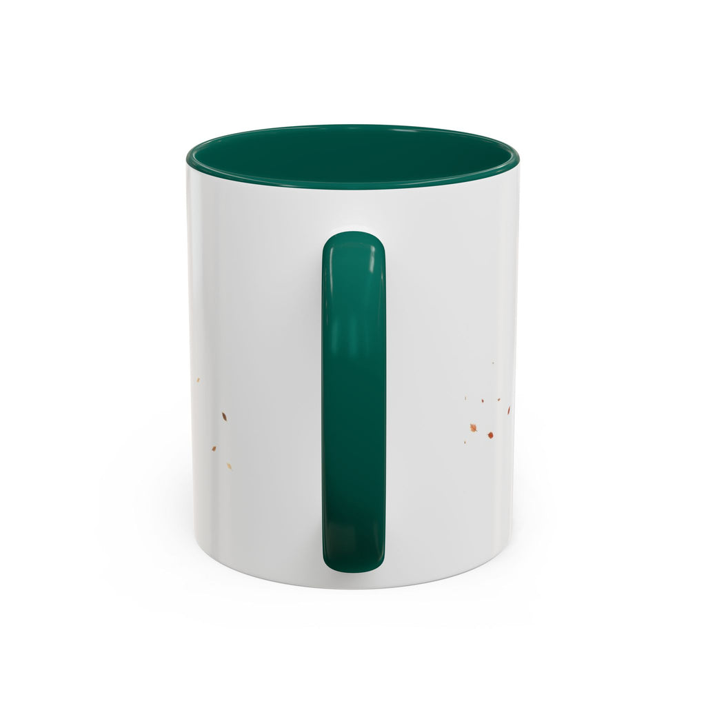 Sweater Weather Sips color accent ceramic coffee mug — Amanda's Brew House