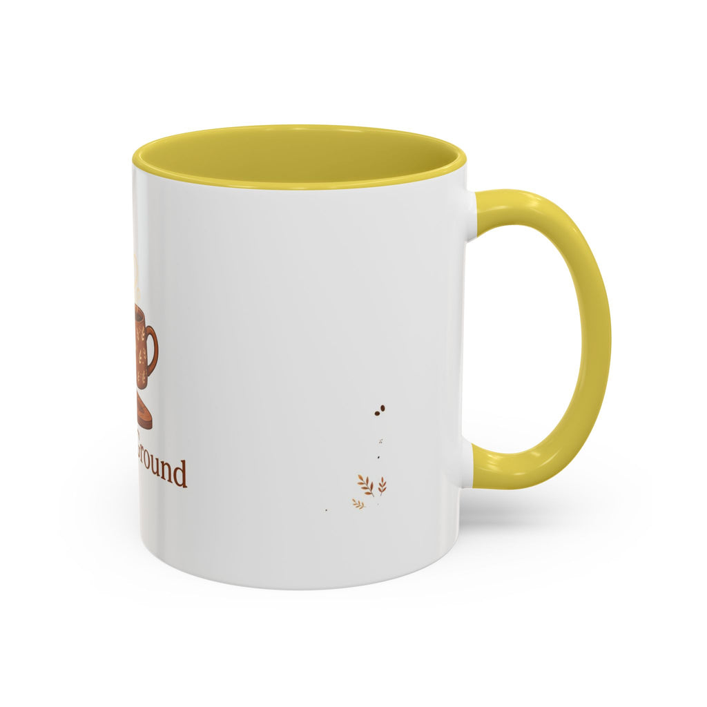 Common Ground color accent ceramic coffee mug — Amanda's Brew House