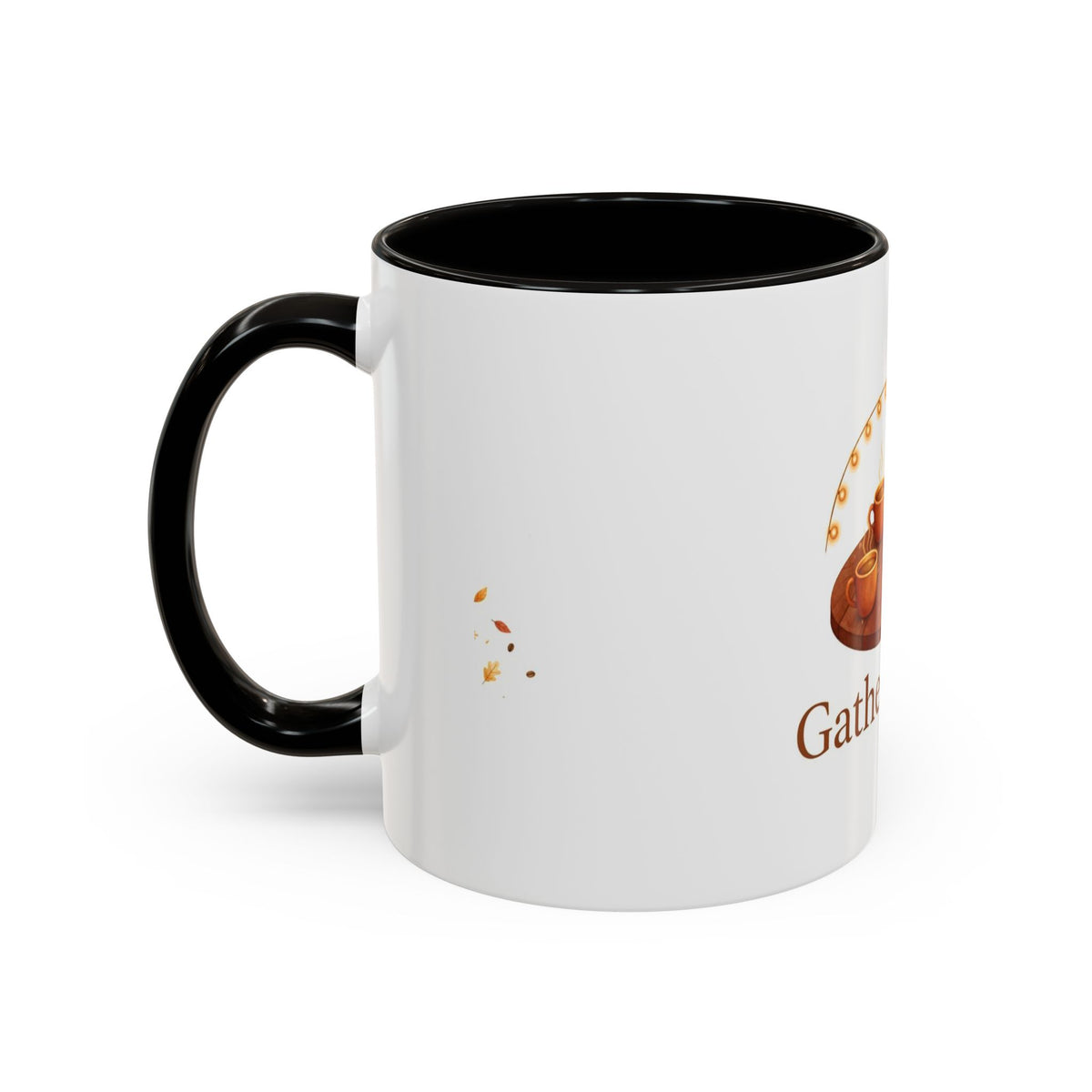 Gather Round color accent ceramic coffee mug — Amanda's Brew House