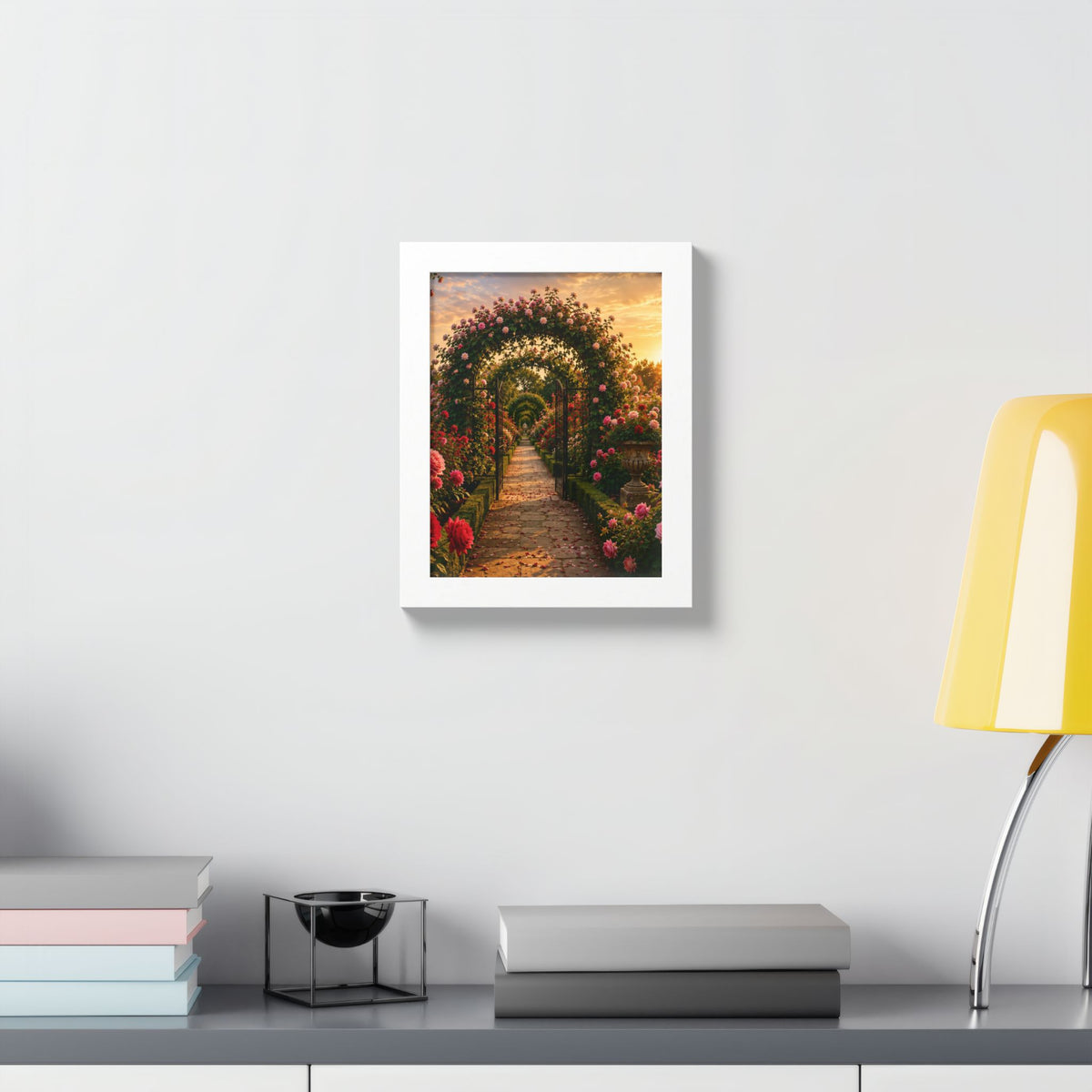 Rose Garden of Life — Framed Wall Art