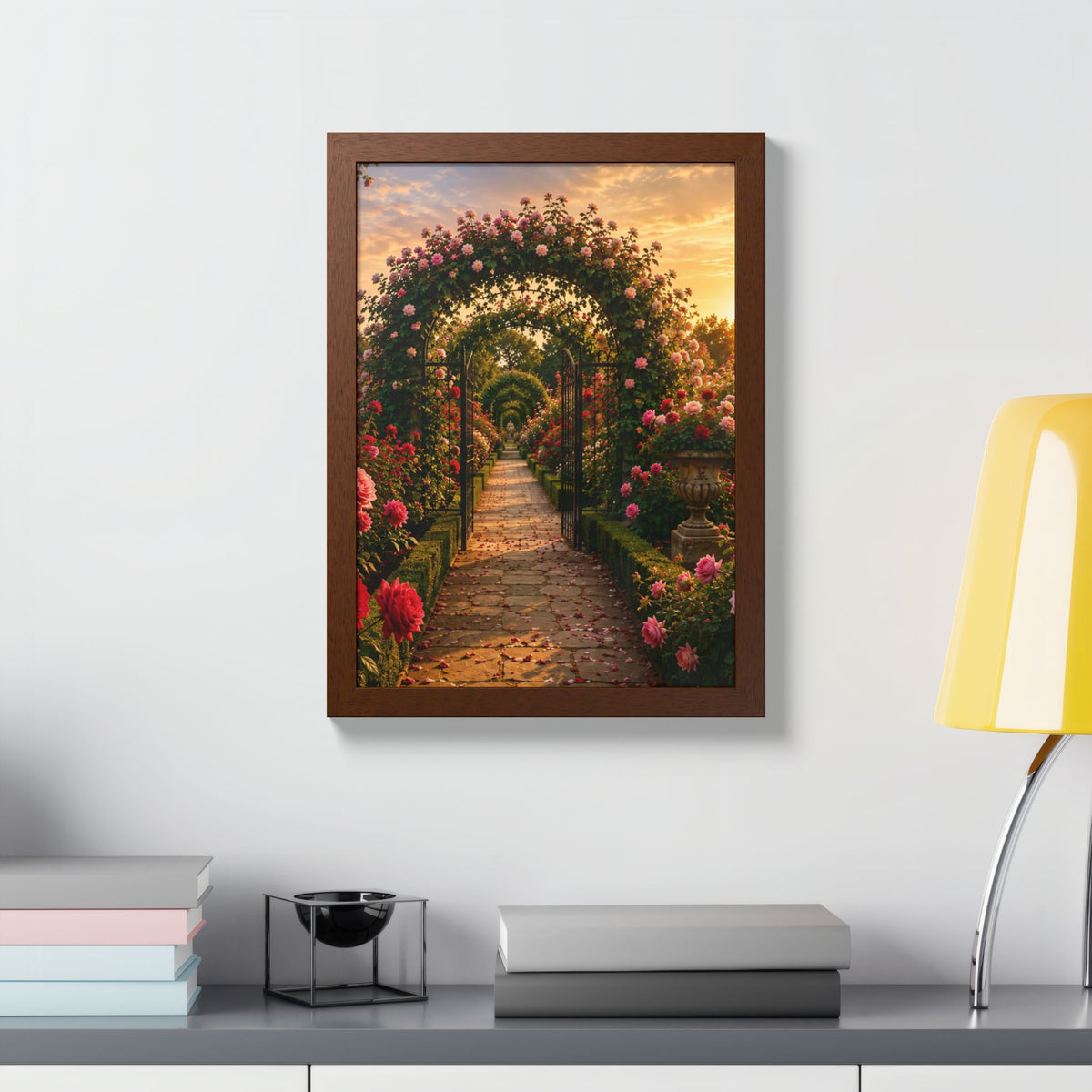 Rose Garden of Life — Framed Wall Art