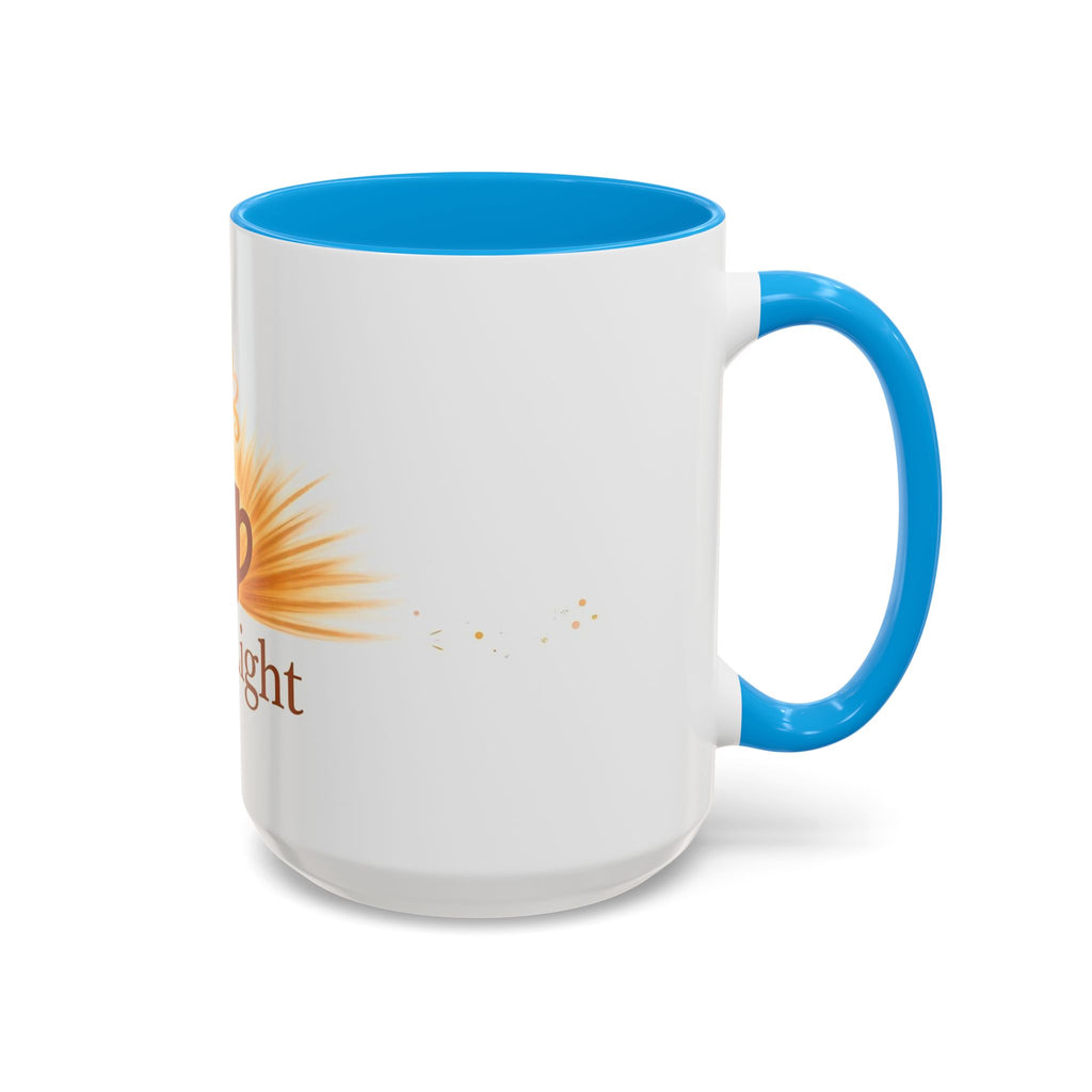 First Light color accent ceramic coffee mug — Amanda's Brew House