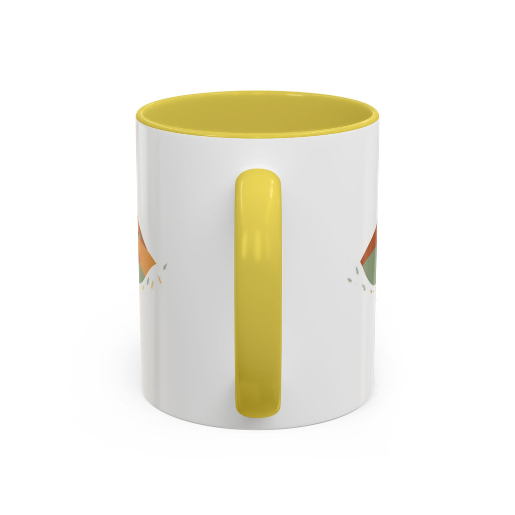 Open Road color accent ceramic coffee mug — Amanda's Brew House