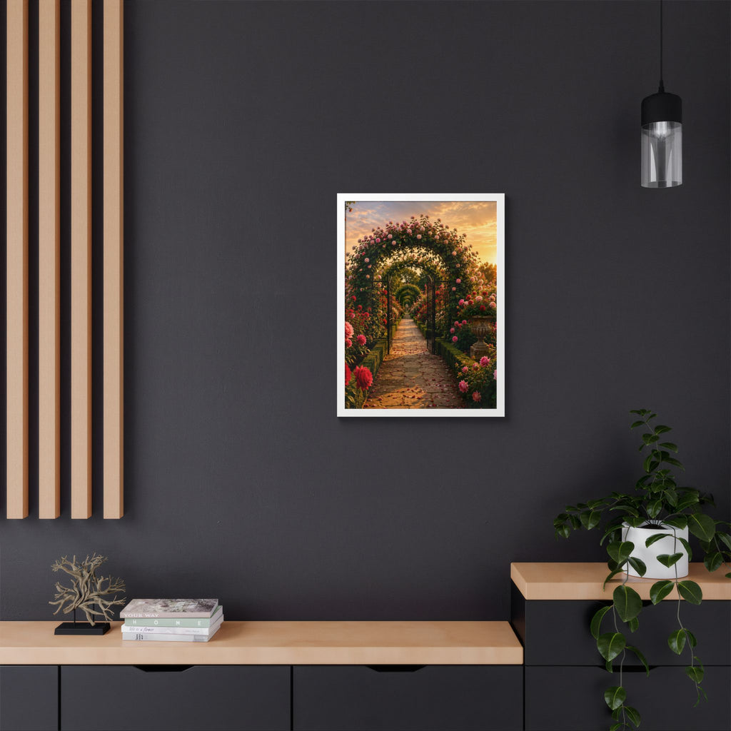 Rose Garden of Life — Framed Wall Art
