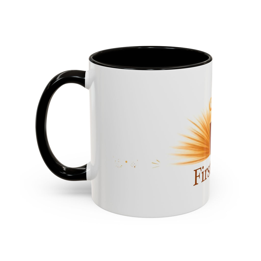 First Light color accent ceramic coffee mug — Amanda's Brew House