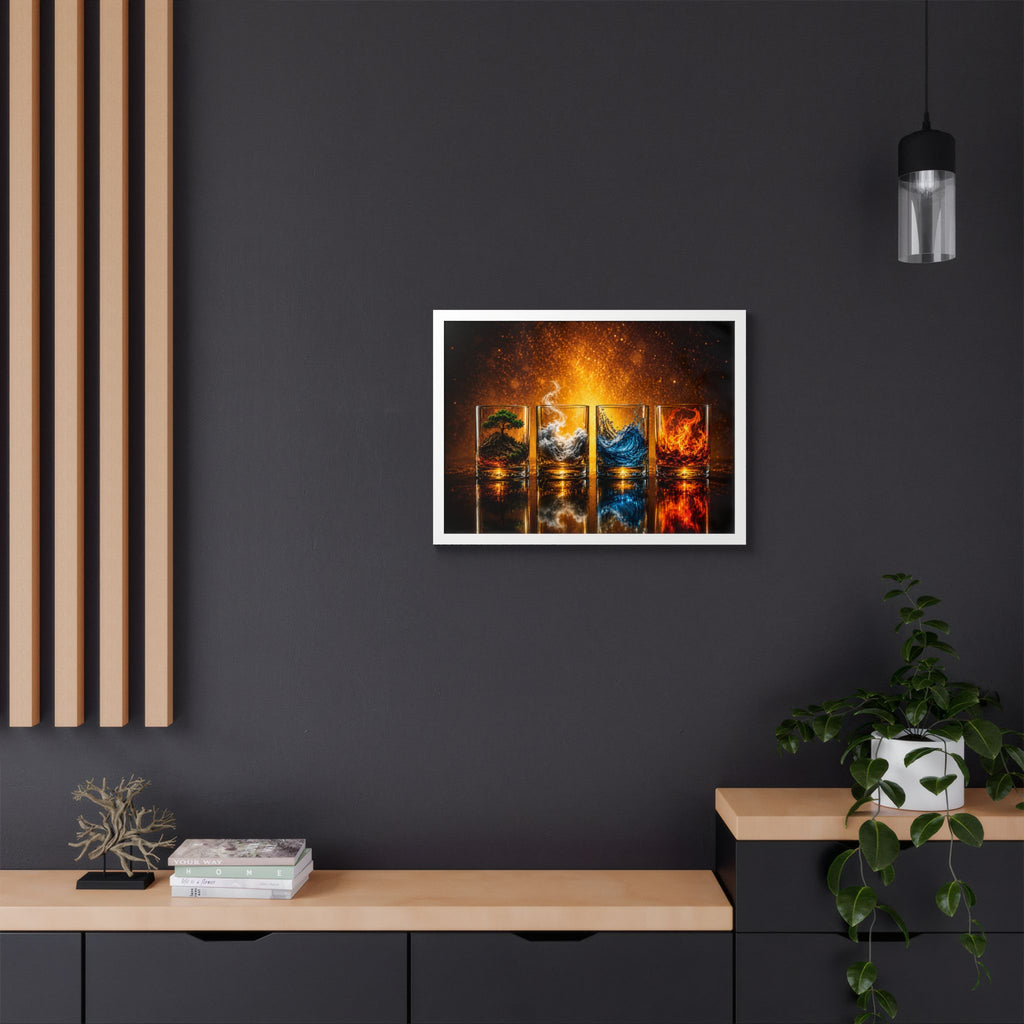 Cocktail & Spirits Glasses Framed Wall Art