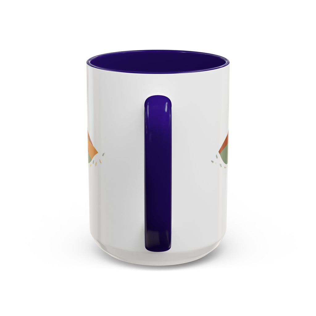 Open Road color accent ceramic coffee mug — Amanda's Brew House