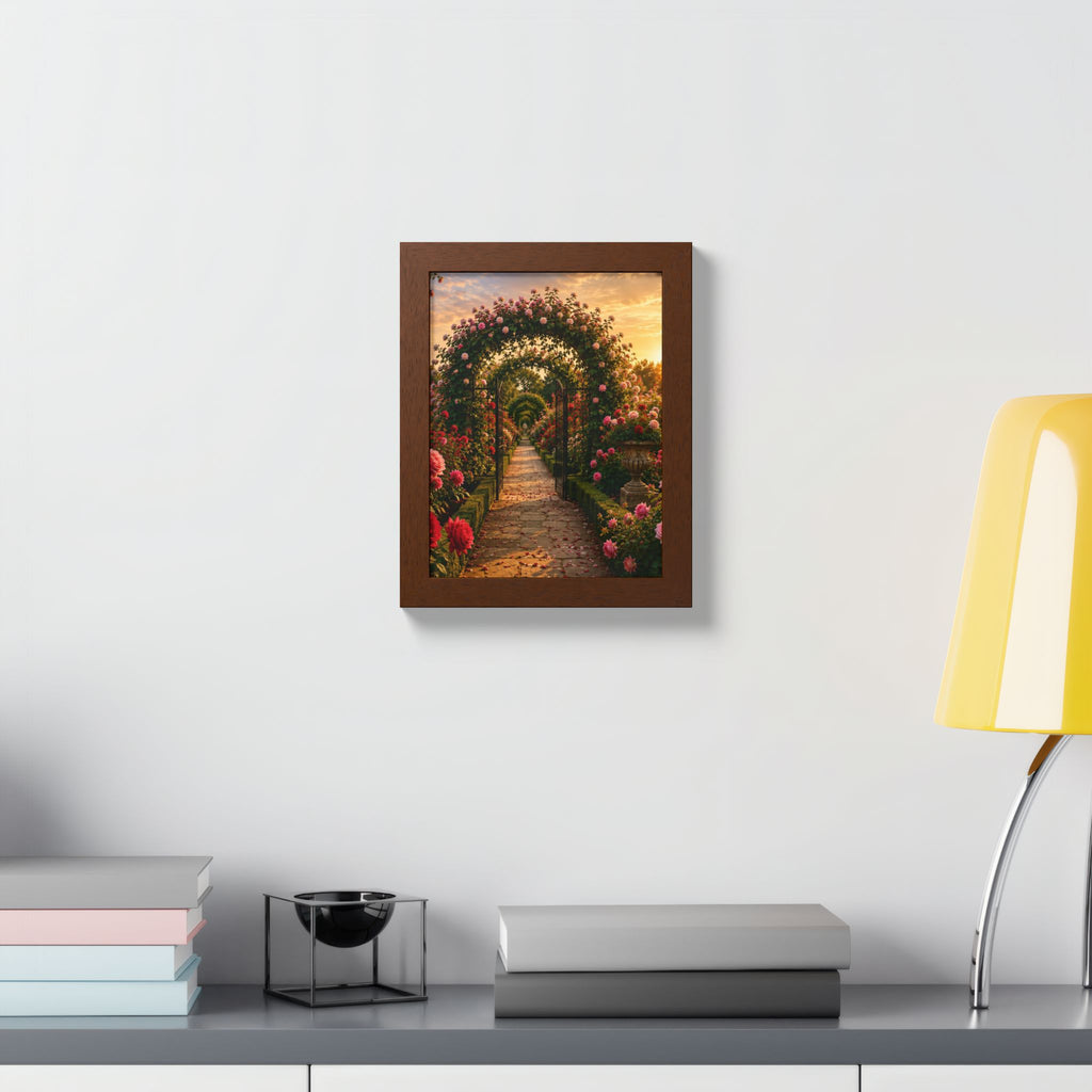 Rose Garden of Life — Framed Wall Art