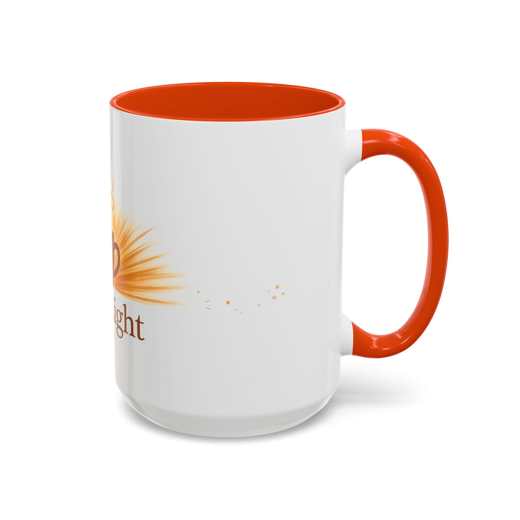 First Light color accent ceramic coffee mug — Amanda's Brew House