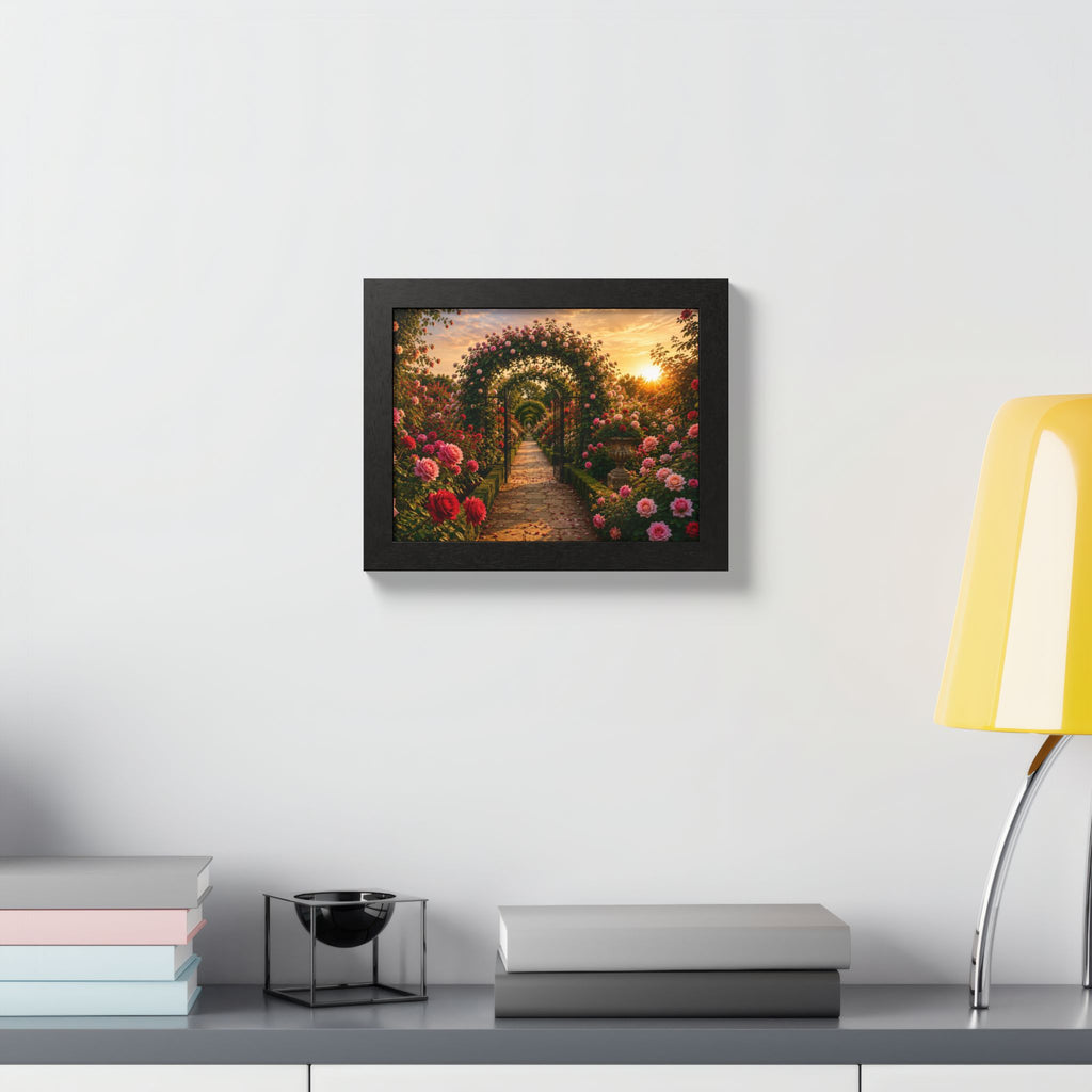 Rose Garden of Life — Framed Wall Art