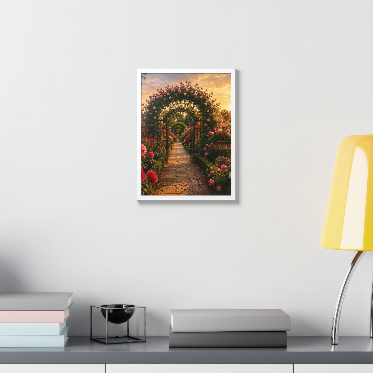 Rose Garden of Life — Framed Wall Art