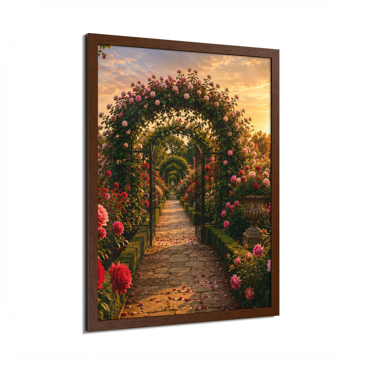Rose Garden of Life — Framed Wall Art