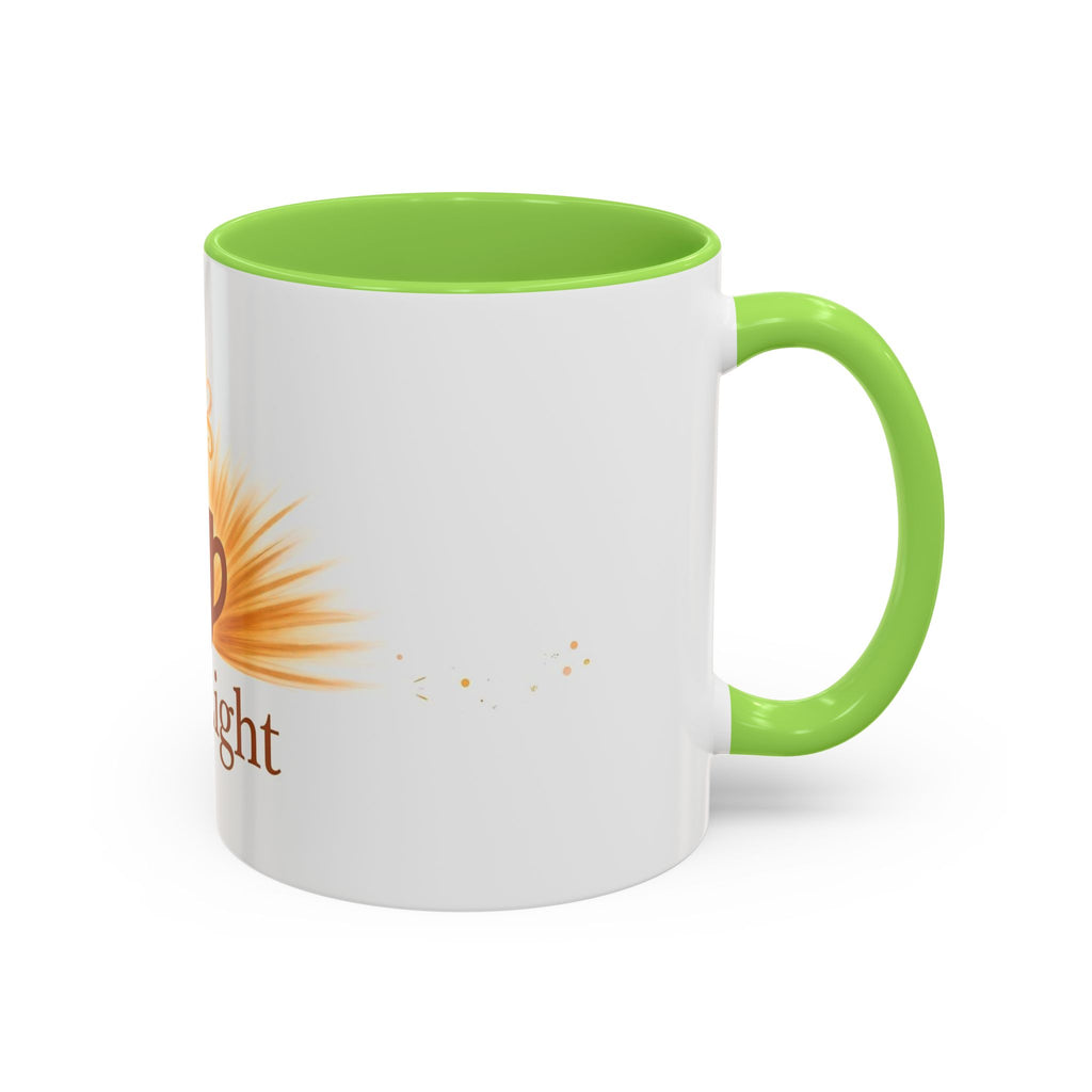First Light color accent ceramic coffee mug — Amanda's Brew House