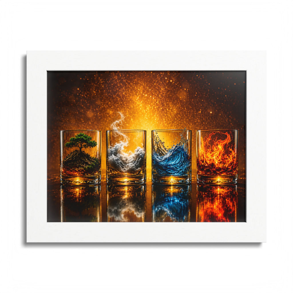 Cocktail & Spirits Glasses Framed Wall Art — product image from Amanda's Brew House