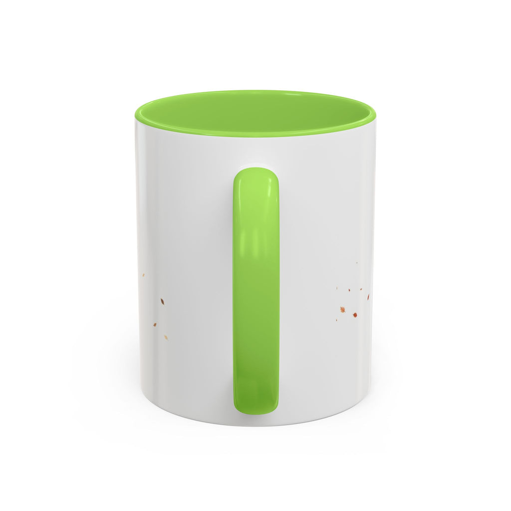 Sweater Weather Sips color accent ceramic coffee mug — Amanda's Brew House