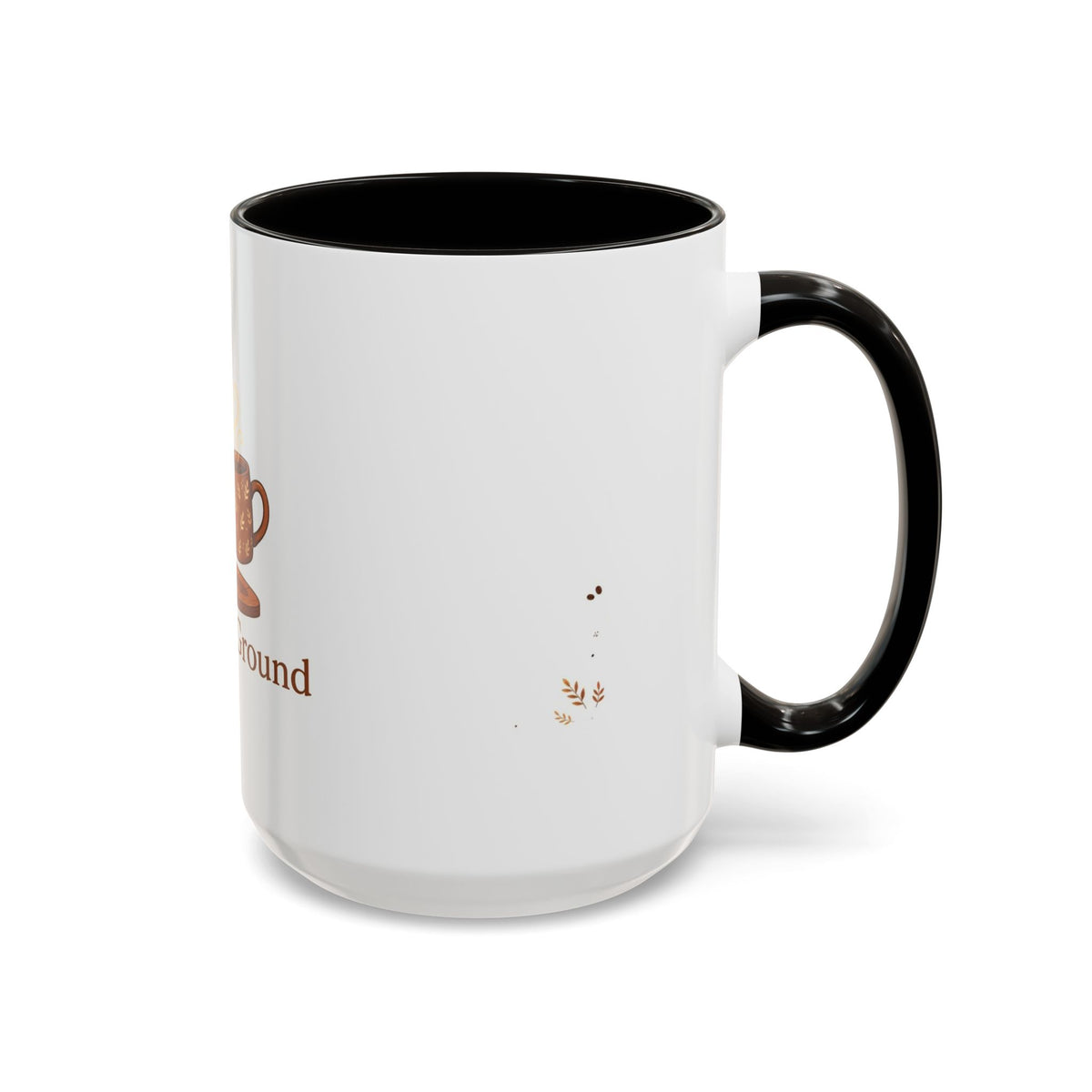 Common Ground color accent ceramic coffee mug — Amanda's Brew House