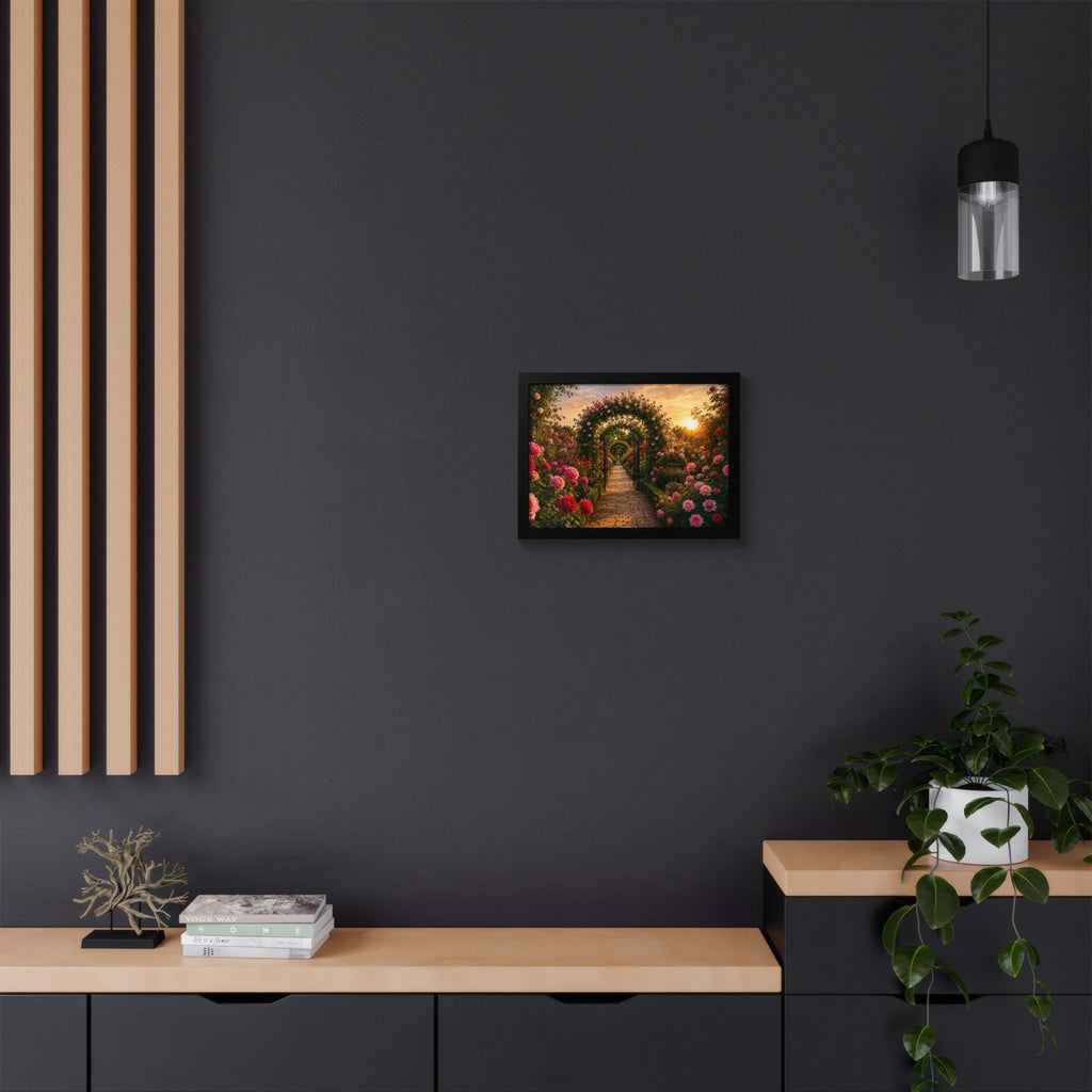 Rose Garden of Life — Framed Wall Art