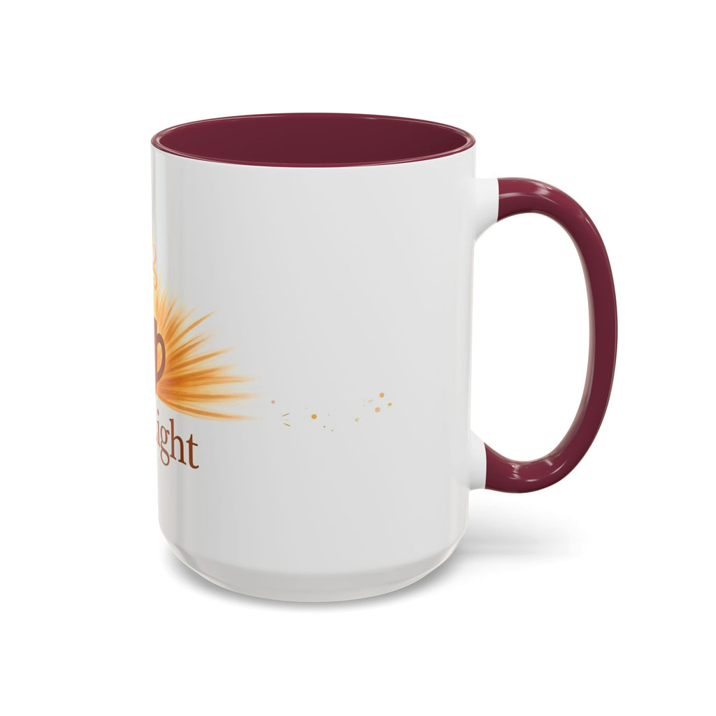 First Light color accent ceramic coffee mug — Amanda's Brew House