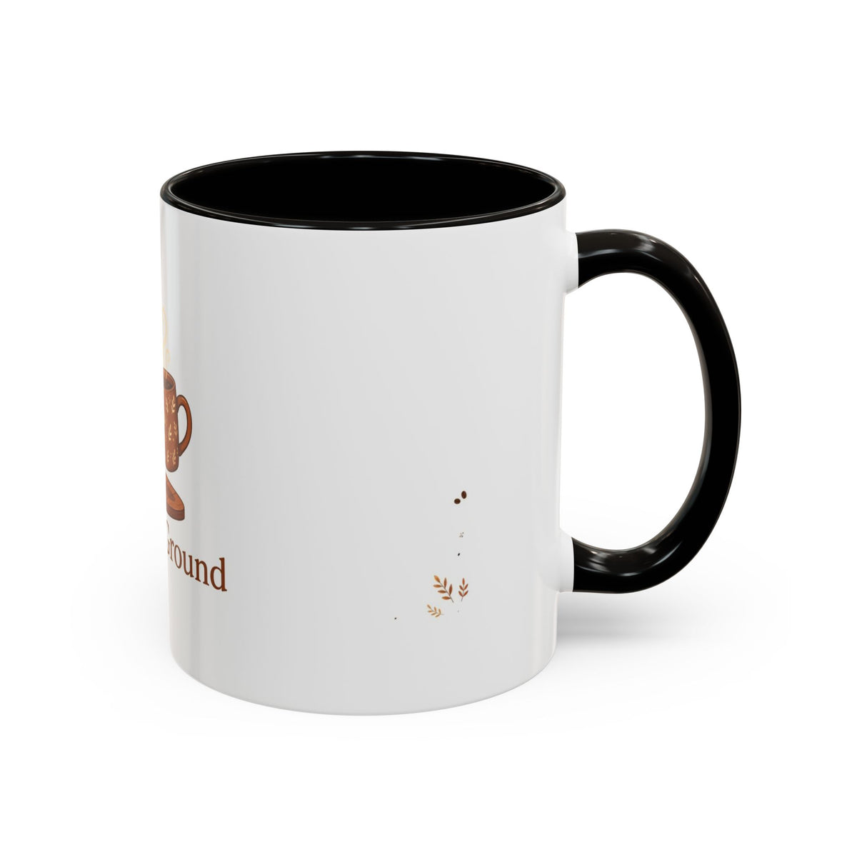 Common Ground color accent ceramic coffee mug — Amanda's Brew House