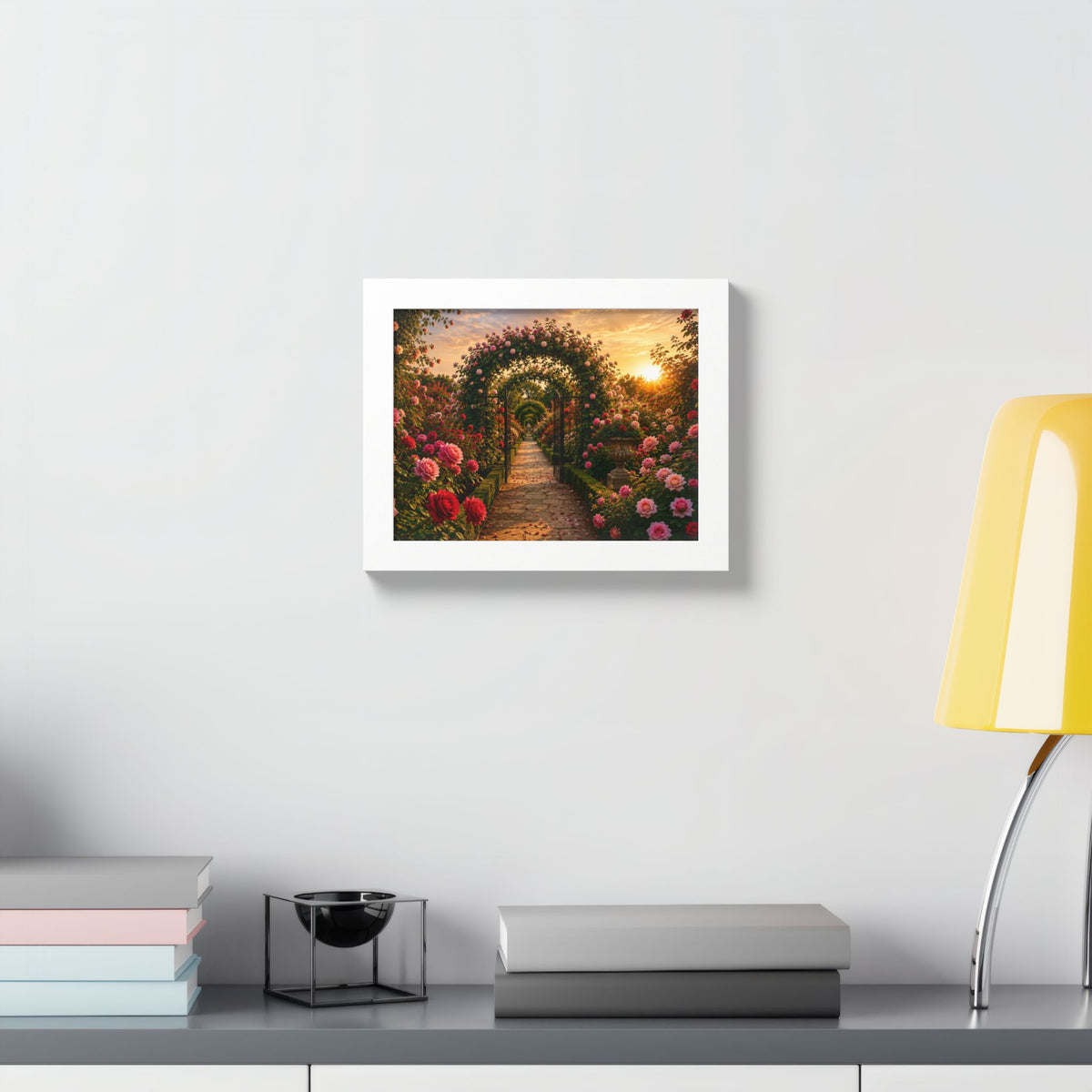 Rose Garden of Life — Framed Wall Art