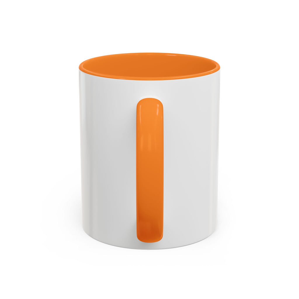 Slow Morning Ritual color accent ceramic coffee mug — Amanda's Brew House