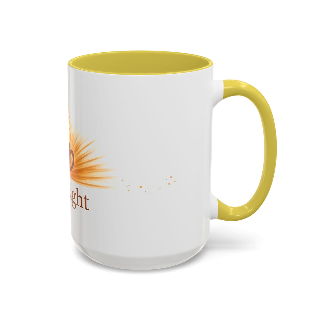 First Light color accent ceramic coffee mug — Amanda's Brew House