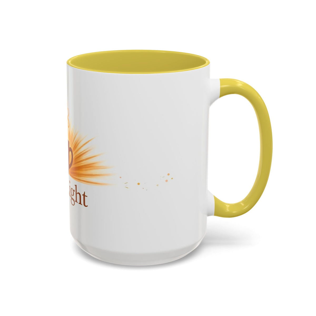 First Light color accent ceramic coffee mug — Amanda's Brew House