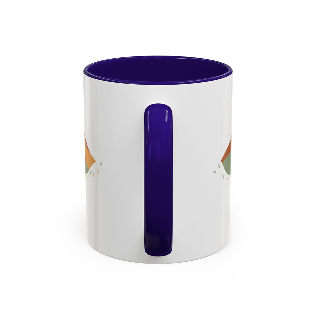 Open Road color accent ceramic coffee mug — Amanda's Brew House