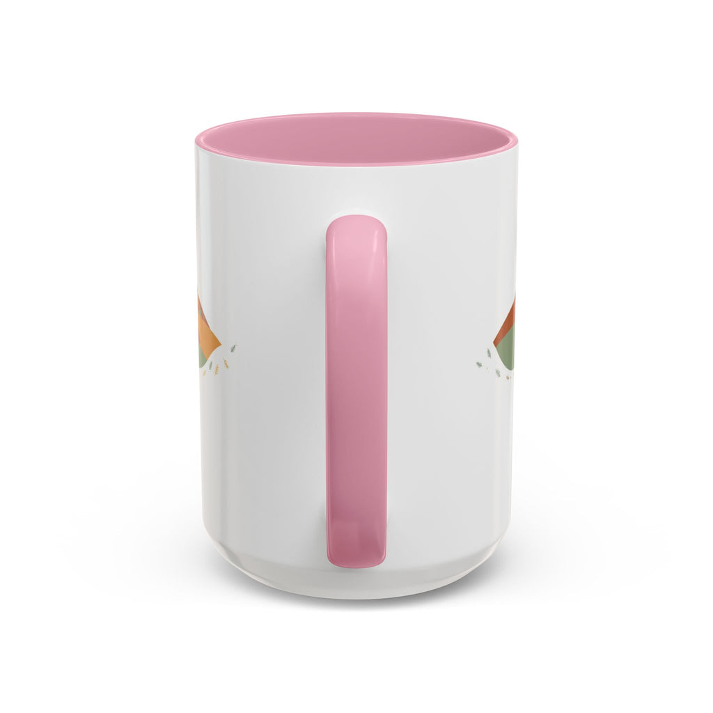 Open Road color accent ceramic coffee mug — Amanda's Brew House
