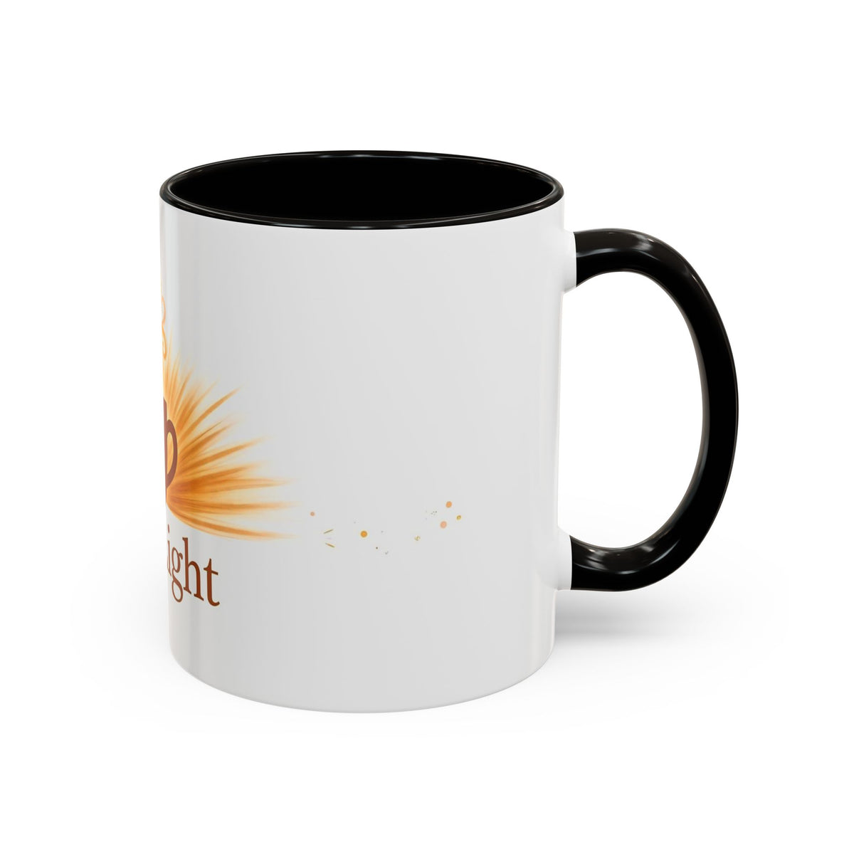 First Light color accent ceramic coffee mug — Amanda's Brew House