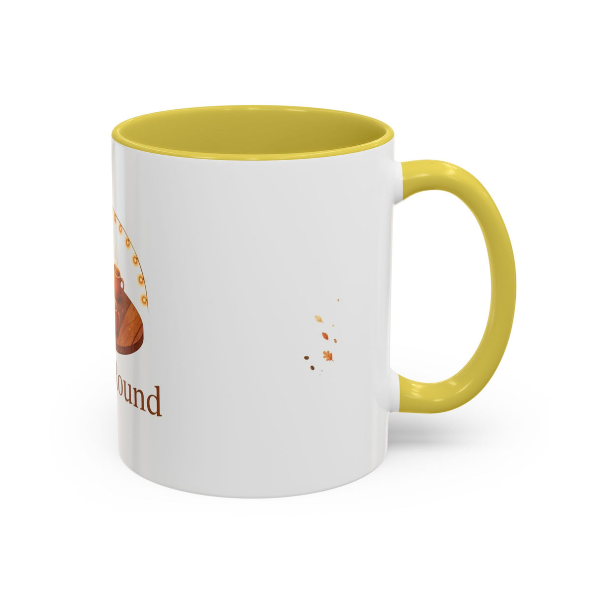 Gather Round color accent ceramic coffee mug — Amanda's Brew House