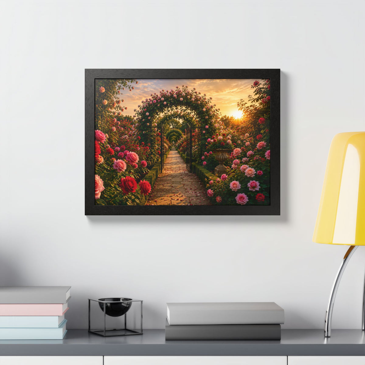 Rose Garden of Life — Framed Wall Art