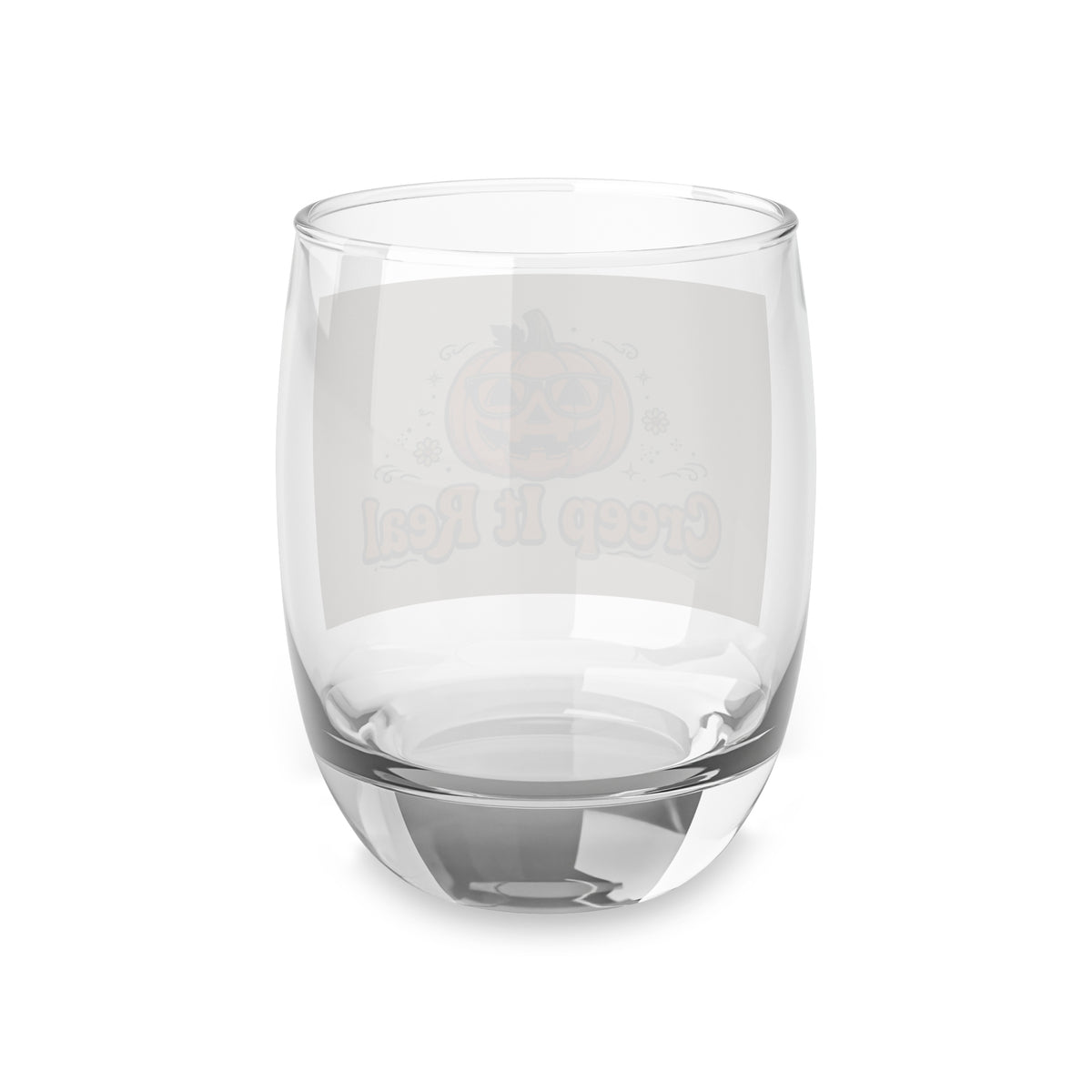 Creep It Real Halloween whiskey glass by Amanda's Brew House