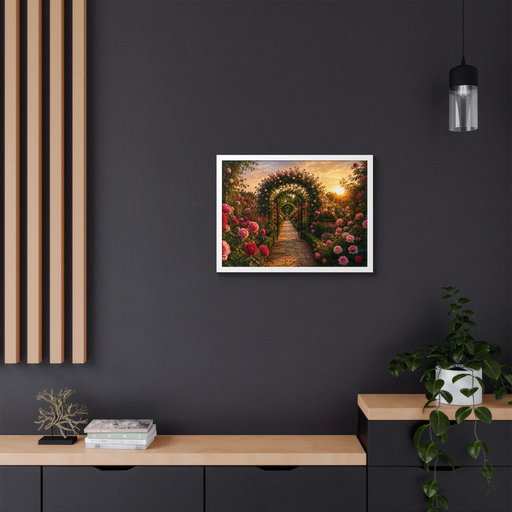 Rose Garden of Life — Framed Wall Art