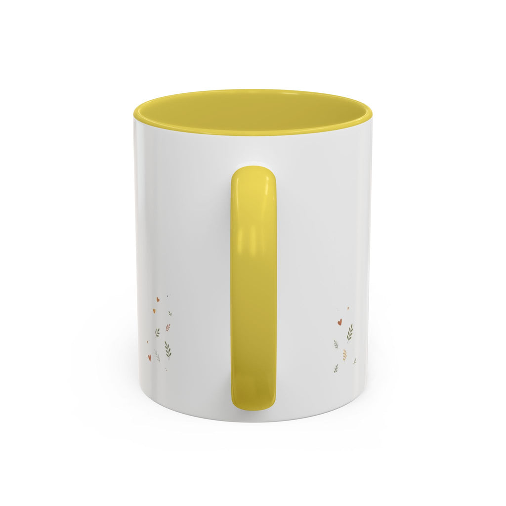 Home Is Where the Coffee Is color accent ceramic coffee mug — Amanda's Brew House