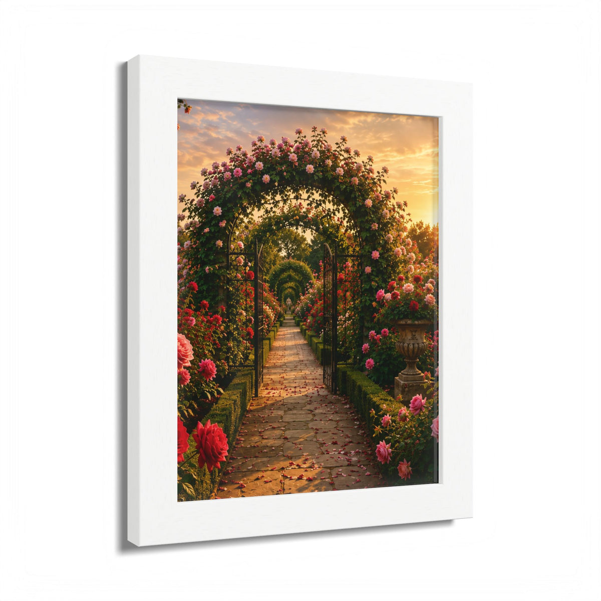 Rose Garden of Life — Framed Wall Art