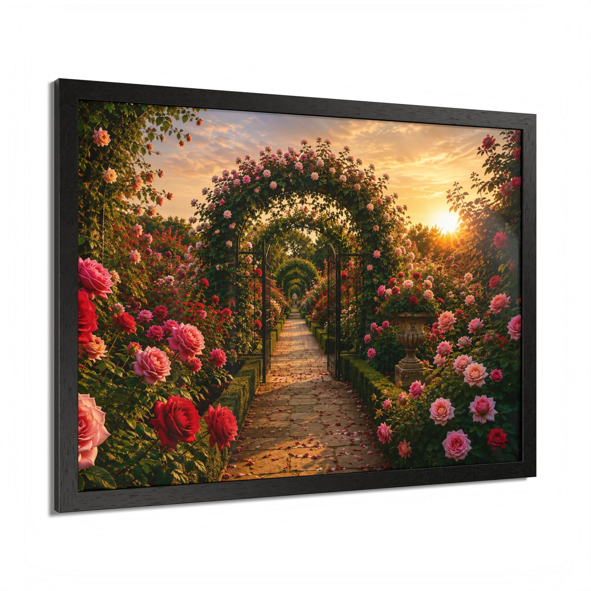 Rose Garden of Life — Framed Wall Art