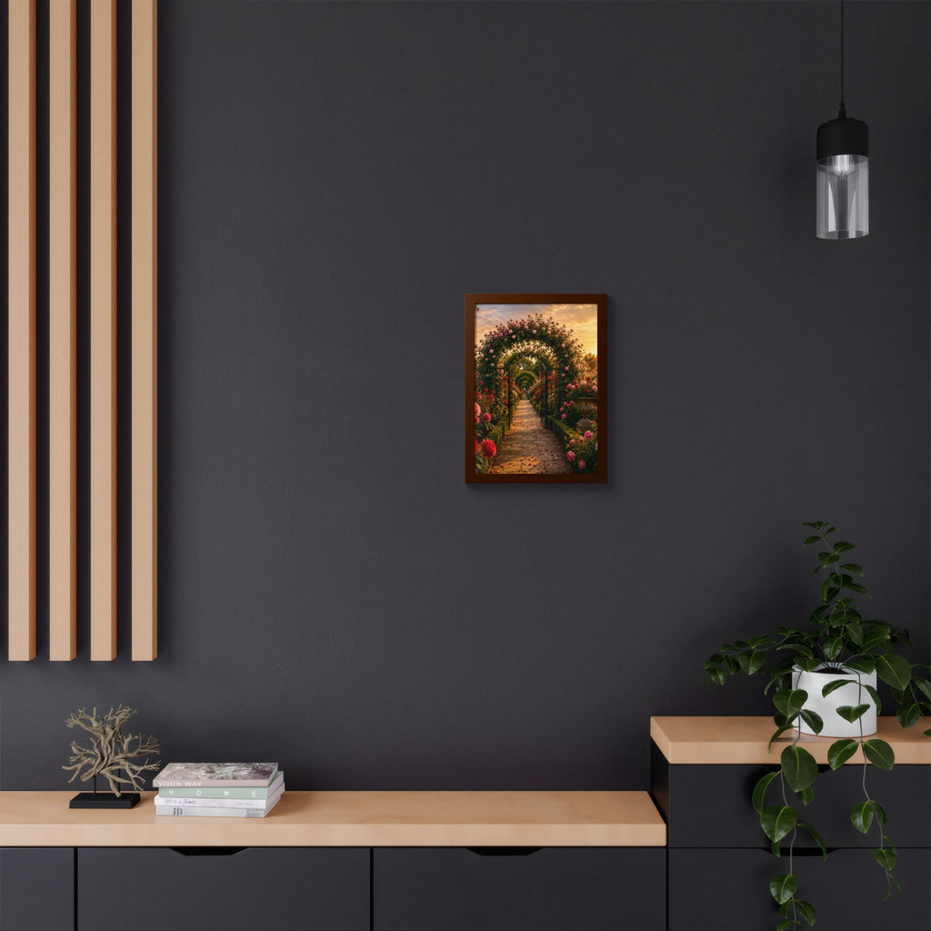 Rose Garden of Life — Framed Wall Art
