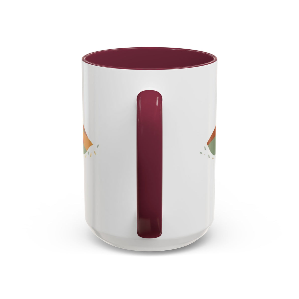 Open Road color accent ceramic coffee mug — Amanda's Brew House